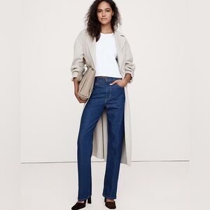 Banana Republic Stacked Bootcut Jeans Medium Wash 28